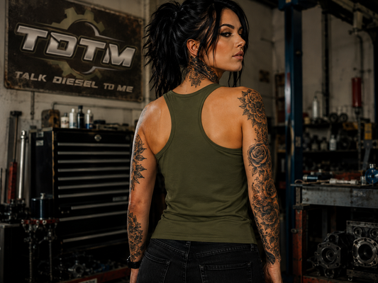 Accepting Applications — Women's Diesel Racer Back Tank