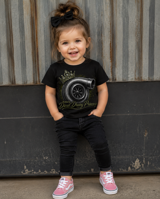Future Diesel Driving Princess Toddler & Youth Tee