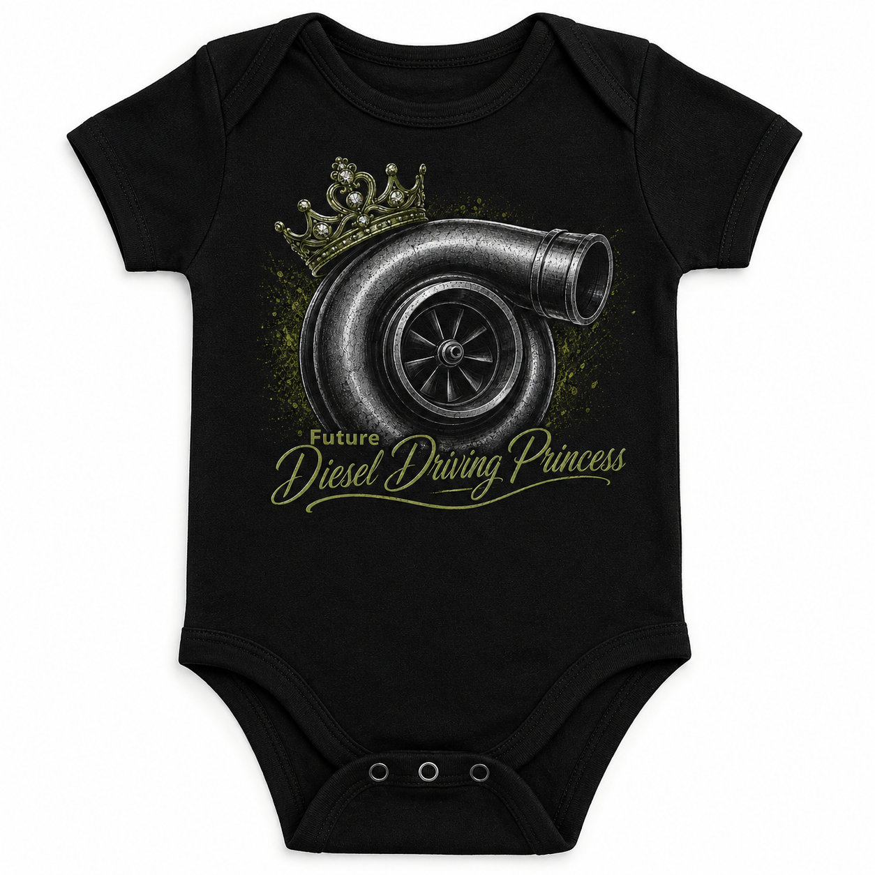 Infant Future Diesel Driving Princess Onesie