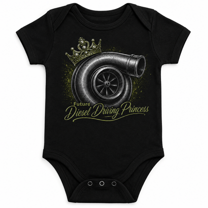 Infant Future Diesel Driving Princess Onesie