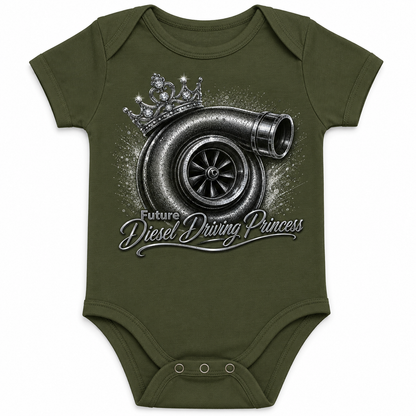 Infant Future Diesel Driving Princess Onesie
