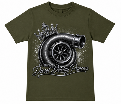 Future Diesel Driving Princess Toddler & Youth Tee